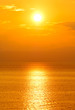 setting sun