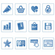 web icons : internet and website i