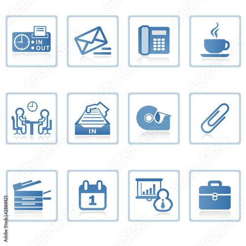 Illustration: web icons : business and office i web icons : business and office i