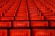 red concert hall, opera or theatre seats.