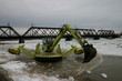 excavatrice amphibie