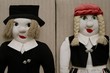 Photo: two stuffed dolls two stuffed dolls