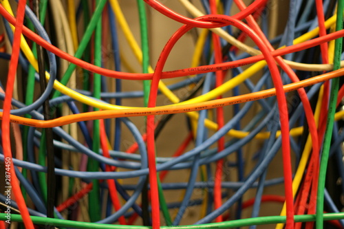Photo: colourful cables colourful cables