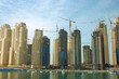 dubai marina buildings, united arab emirates
