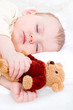 girl with teddy bear