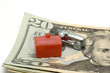 car, house and money