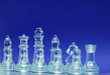 ����: glass chess figures over the blue background � Elnur #2881672