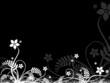 design flora  element in white and black
