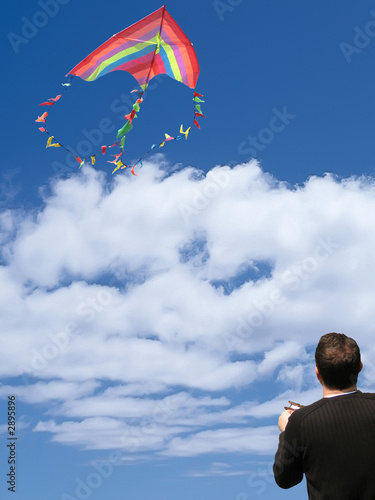 Photo: flying kite flying kite