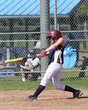 nice swing! (softball player)