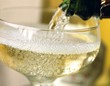 pouring champagne
