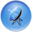 Satellite icon in blue