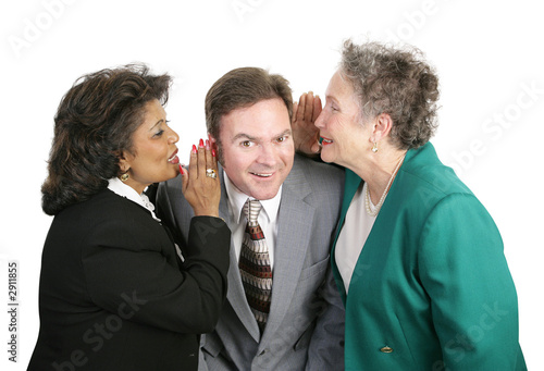 Photo: spreading office rumors spreading office rumors