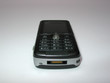 old mobile phone on white.