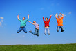 people jumping
