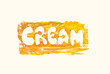 lettering cream