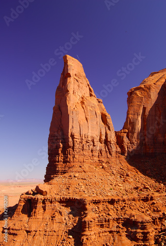 Photo: pointed rock in monument valley pointed rock in monument valley