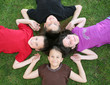 Four Happy Children