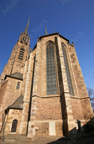 gothic cathedral of st. peter and paul (petrov)