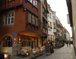 scène de rue à strasbourg, alsace scène de rue à strasbourg, alsace
