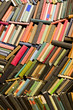 wall of old books wall of old books