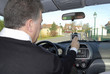 conducteur et navigation gps