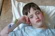 boy in the hospital