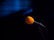microphone on the stage