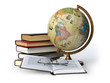 Foto: books globe and glasses books globe and glasses