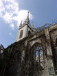 ruins of church with tower in city of london ruins of church with tower in city of london