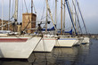 marseille / vieux port voiliers au ponton