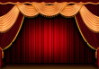 red theater curtain