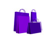 shopping bags blu