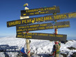 at the top of mt. kilimanjaro.