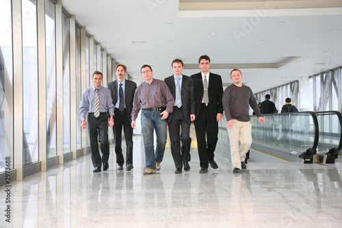 Photo: walking businessteam walking businessteam