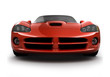 front view of a fast sports car