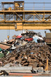 junkyard and crane