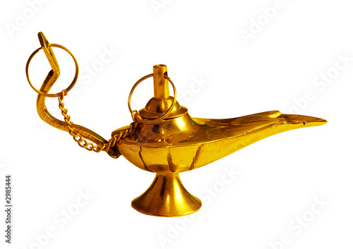 golden magic lamp