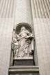 Saint Teresa statue inside St. Peter's Basilica in Rome, Italy.