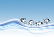 personnages dans l'eau