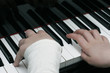 playing the piano
