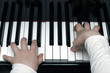 playing the piano