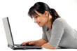 woman working on laptop #7