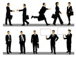 business silhouettes
