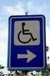 Photo: disabled access sign disabled access sign