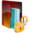 dossier feu cadenas ouvert