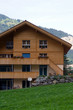 view of the swiss alps: beautiful gimmelwald villa