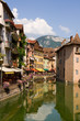 ancient waterside city of annecy, france