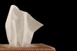 tissue - black background