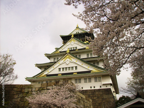 osaka castle in springtime osaka castle in springtime